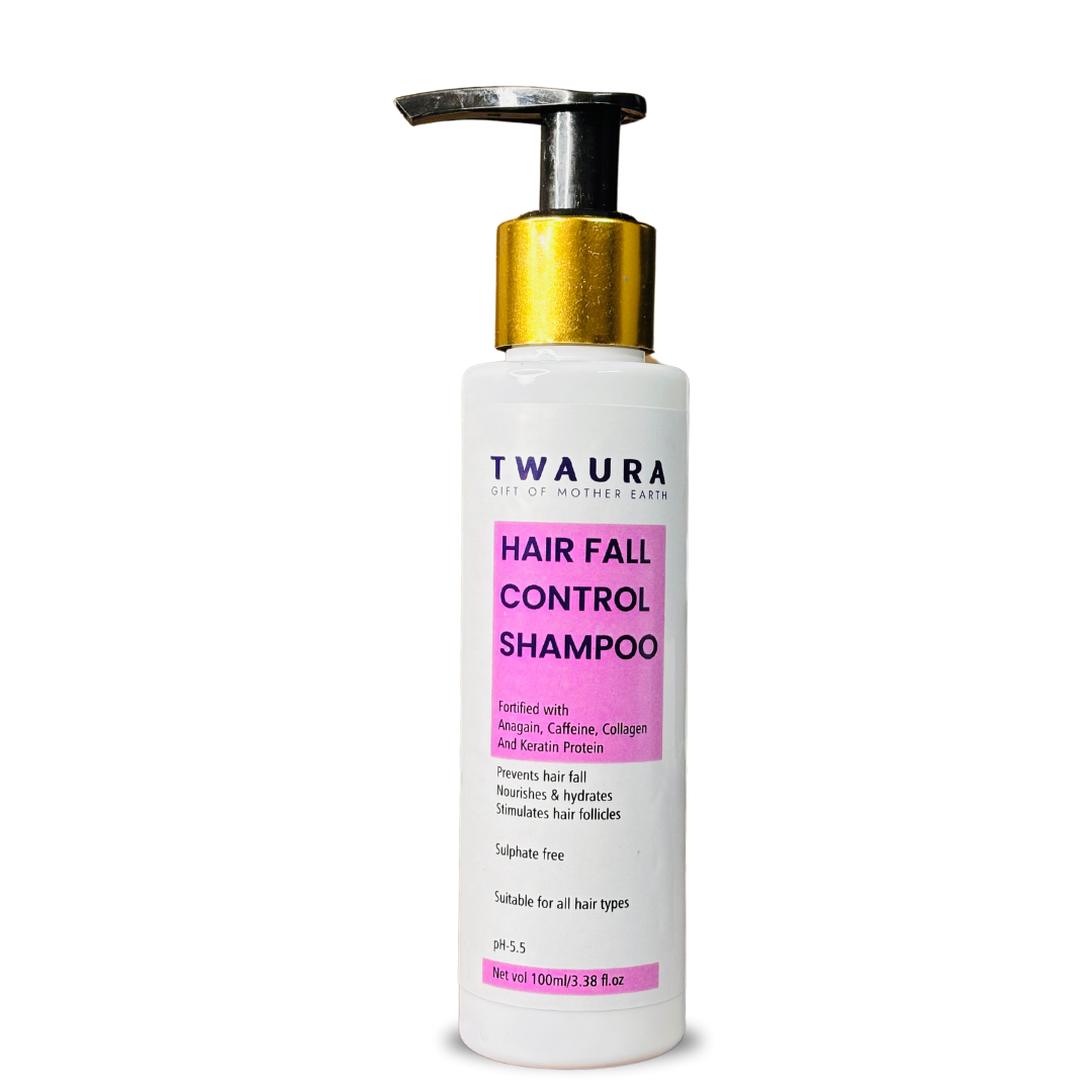 Hairfall Control Shampoo | Reduces Hair fall, Boosts scalp circulation for stronger hair roots | Anagain, Caffeine, Collagen, Keratin Protein| 100 ml