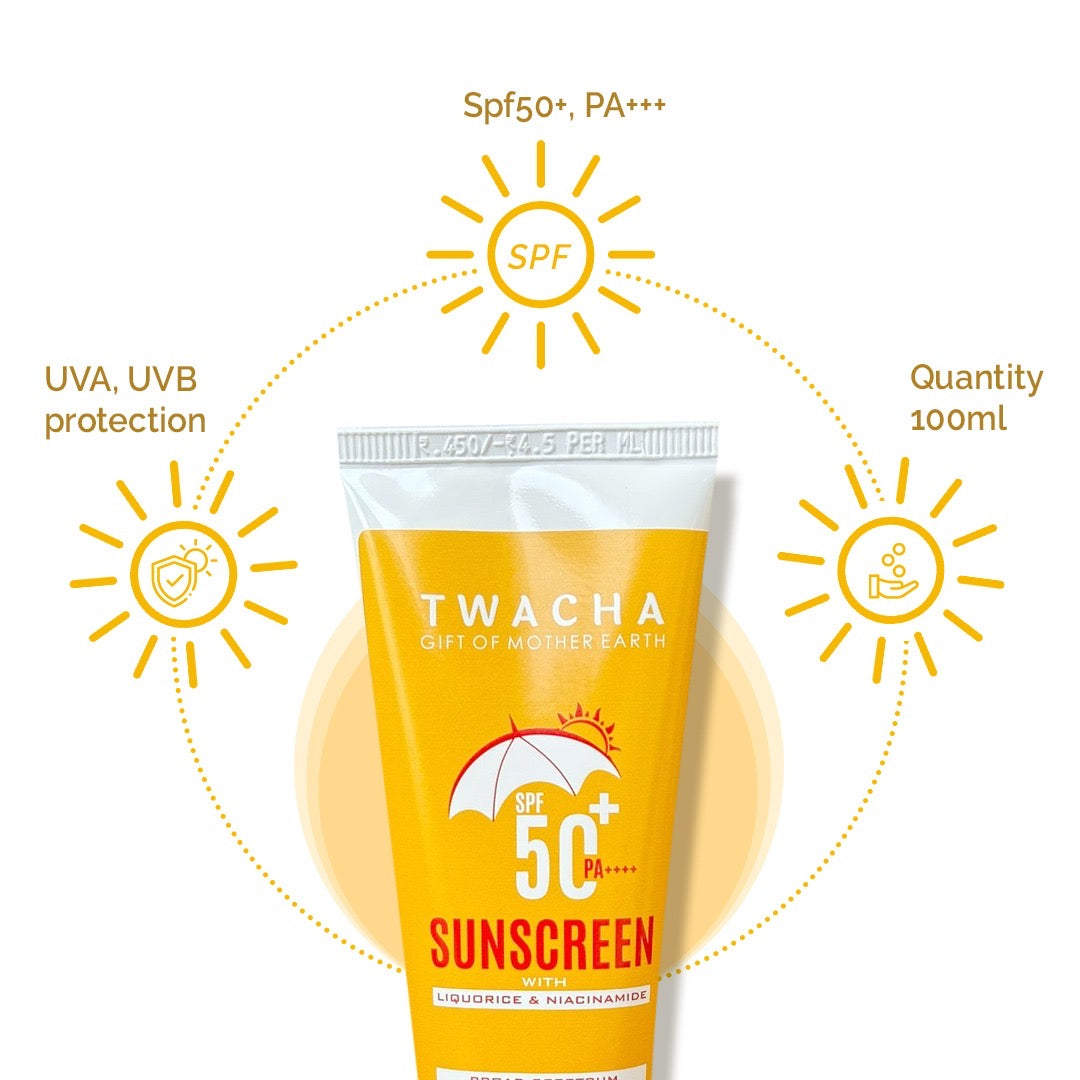 Matte Sunscreen Spf50+ | Light weight | No white cast | Non greasy | Non oily | Broad Spectrum PA +++ | UVA & UVB protection | For Women & Men | 100g