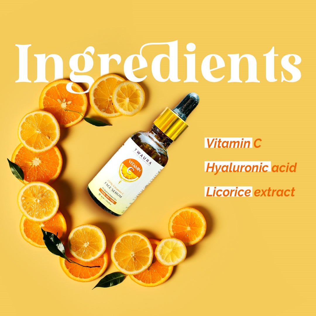 20% Vitamin C Face Serum |30ml | For Bright & Radiant Skin | Fades Dark Spots, Removes Dullness | Suitable For All Skin Types