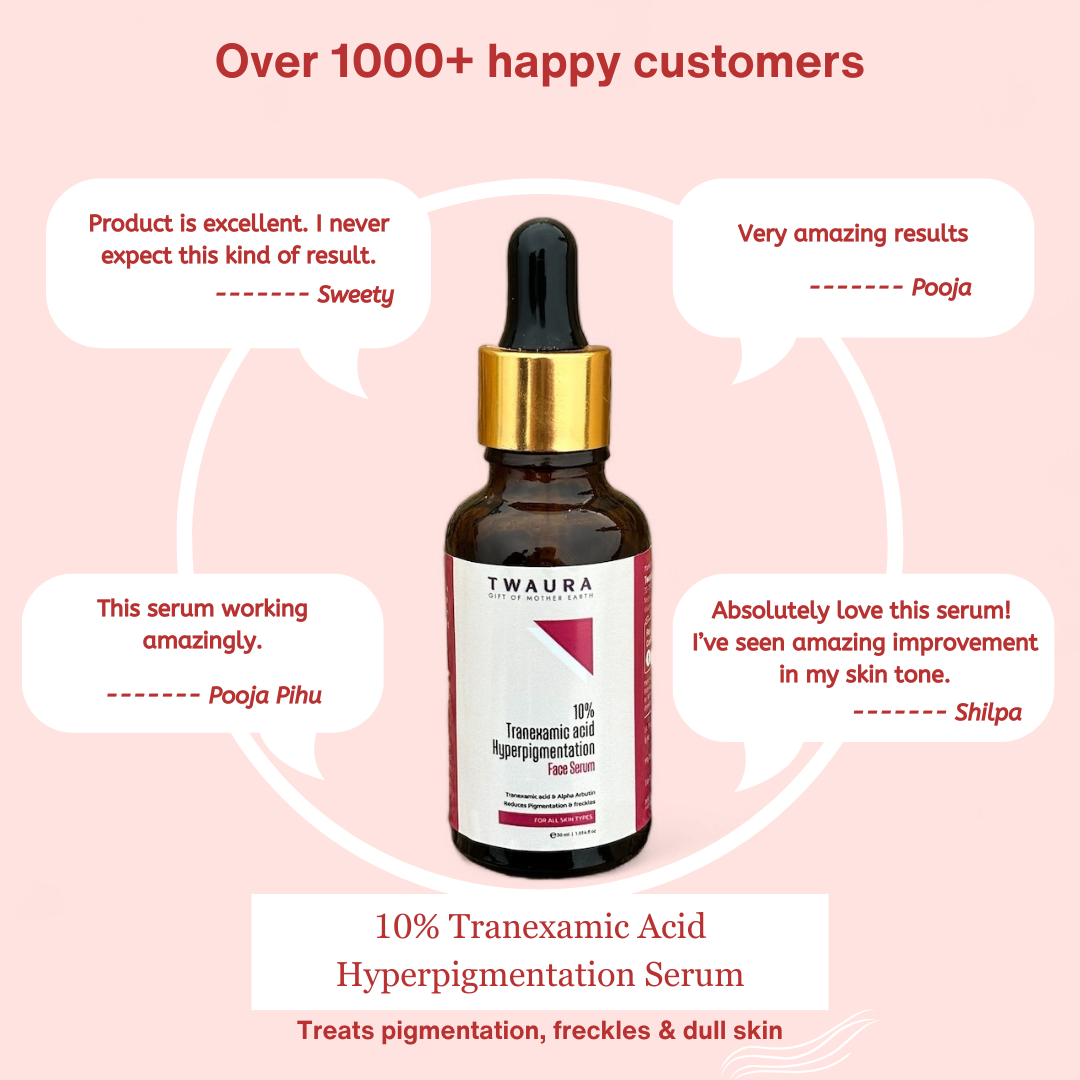 10% Tranexamic Acid Hyperpigmentation Serum | 30 ml | Treats Hyperpigmentation, Melasma & Freckles | Evens out Skin Tone | For All Skin Types