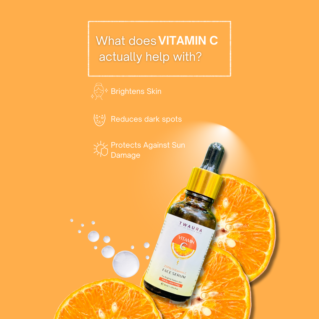 20% Vitamin C Face Serum |30ml | For Bright & Radiant Skin | Fades Dark Spots, Removes Dullness | Suitable For All Skin Types