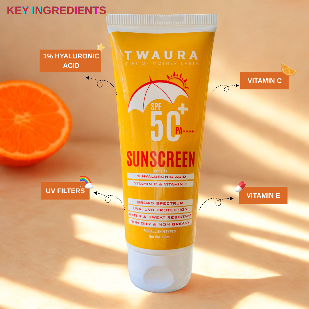 Matte Sunscreen Spf50+ | Light weight | No white cast | Non greasy | Non oily | Broad Spectrum PA +++ | UVA & UVB protection | For Women & Men | 100g